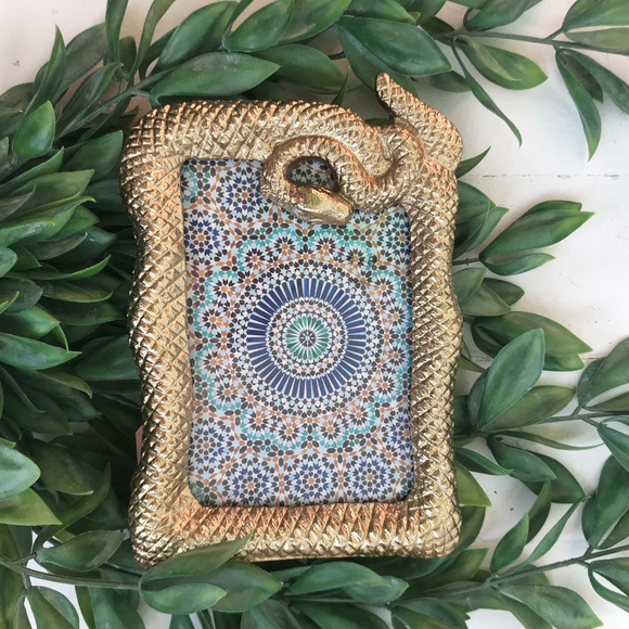 Opalhouse Other - Opal House Cast Brass Snake Picture Frame